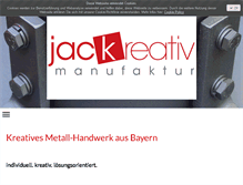 Tablet Screenshot of jackreativ-manufaktur.de